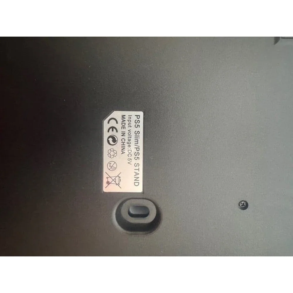 Vertical PS5 Charger Stand with 3-Speed Cooling Fan